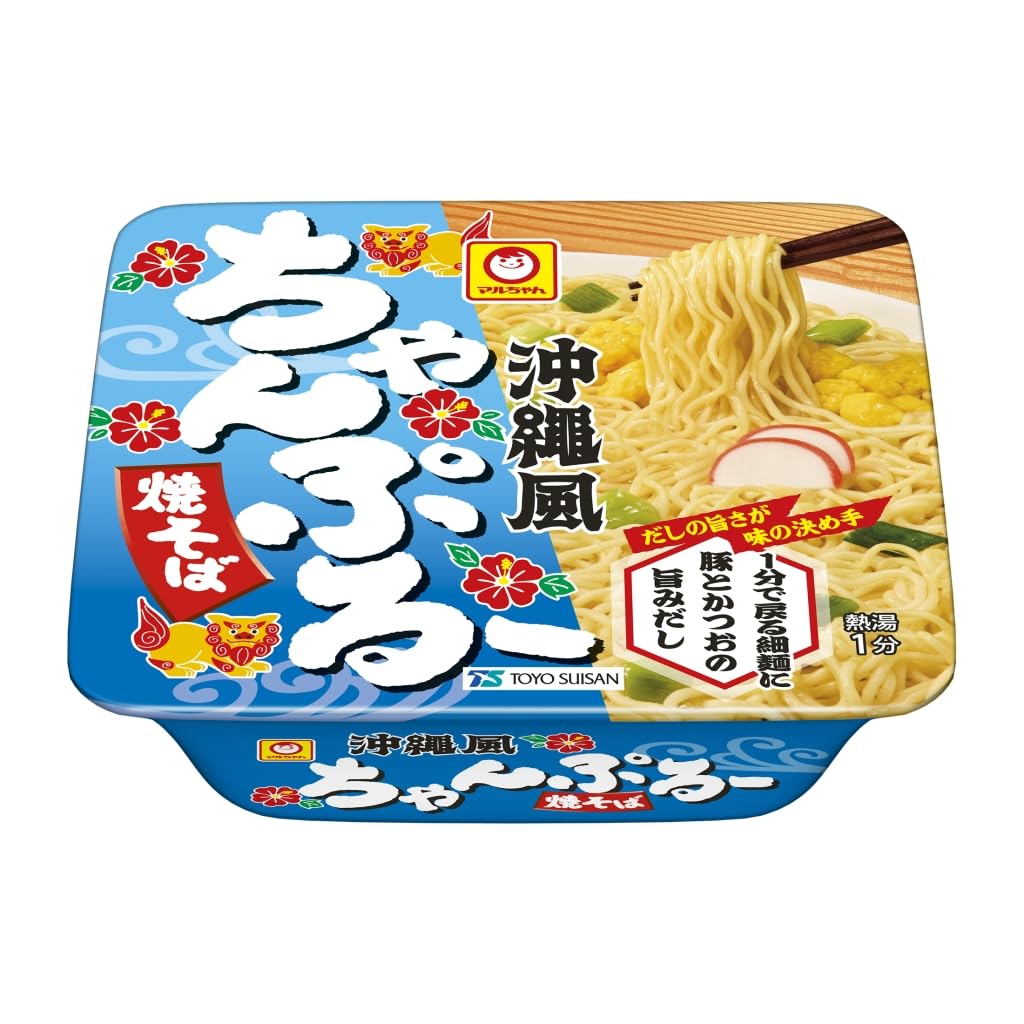 Amazon.co.jp: マルちゃん 沖縄風ちゃんぷるー焼そば (107g×12個