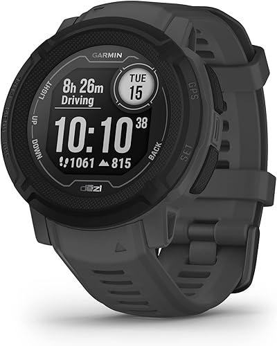 Garmin Instinct 2S Solar, reloj resistente para exteriores de menor tamaño con GPS y con capacidad de carga solar, construido para todos los