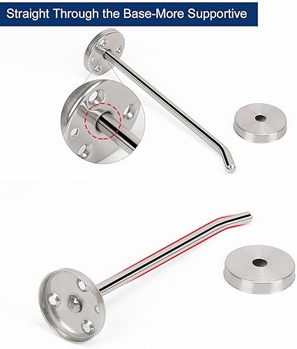 Miniatura 3 de NearMoon Ganchos para colgar abrigos, ganchos de montaje en pared para colgar sombrero, bata Hurse, perchas de acero inoxidable 304 resistentes para