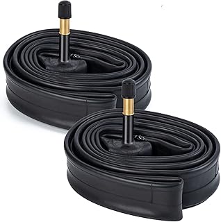 2 Pack 29" Bike Tubes 29 x 2.125/2.4 AV48mm Schrader Valve 29" MTB Bicycle Tubes Compatible with 29 x 2.125 29 x 2.2 29 x 2.25 29 x 2.30 29 x 2.35 29 x 2.4 Mountain Bike Tire Tubes