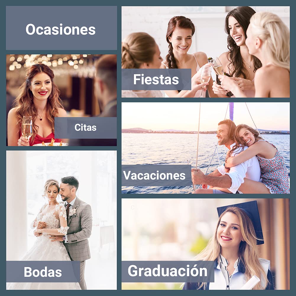 ELEHOT-Store Rizador de Pelo 5 en 1 con Boquillas Intercambiables y Pantalla LCD, Profesional de Cerámica Multifunción Incluye Guante Térmico, ET-W301