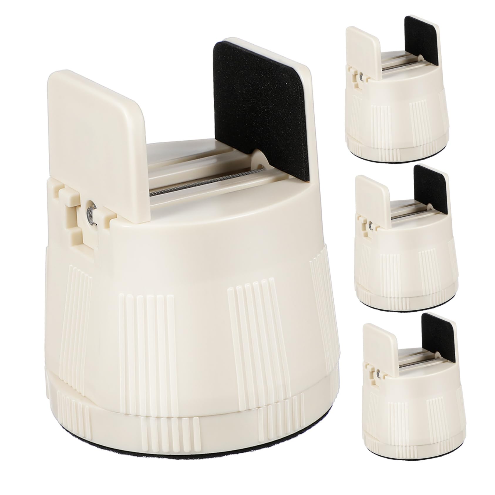 VILLCASE 4Pcs Adjustable Bed Risers Chair Height Extenders for Furniture Noise Reducing Bed Leg Risers Floor Protection Sturdy Adjustable Furniture Support Blocks