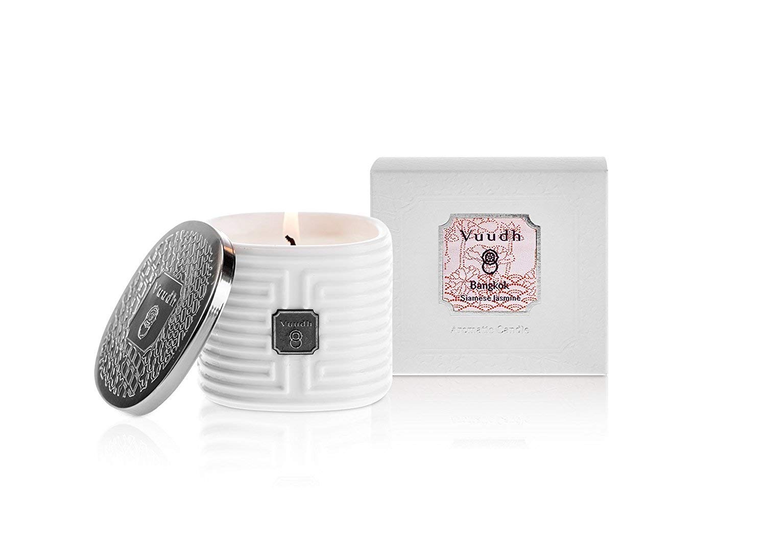 VUUDH BANGKOK (SIAMESE JASMINE) AROMATIC CANDLE 190 G. OPAL