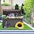 Devoko 97 Gallon Deck Box, Waterproof Resin Outdoor Storage Box for Outside and Patio, Large Outdoor Storage Bench Cabinet Lockable for Patio Furniture, Garden Tools and Pool Supplies (Deep Brown)