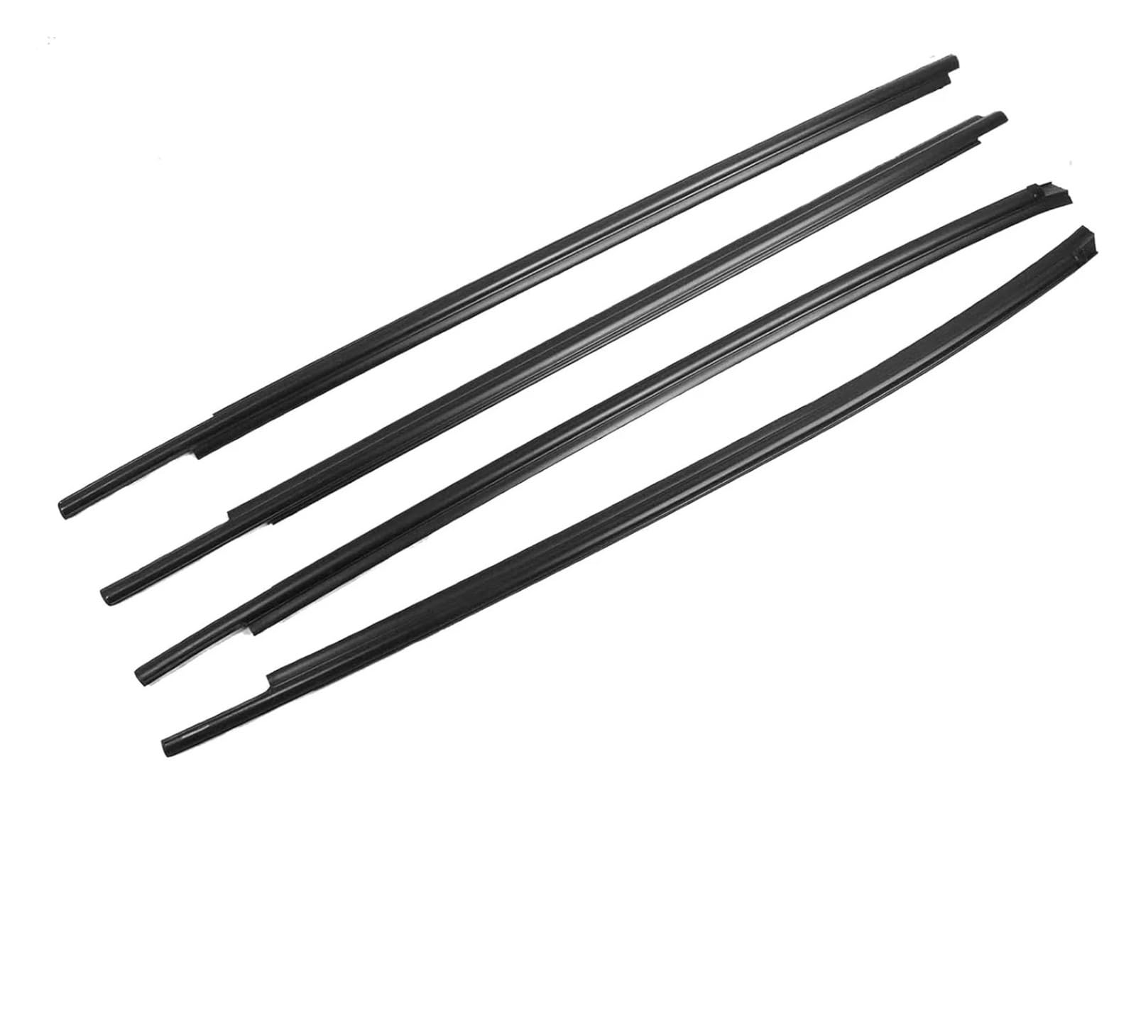 Pbqenxb One Color For Toyota For Land For Cruiser For Prado 2010-2018 4 X Front Rear Weatherstrip Window Molding Trim Seal Belt Door Glass Outer Window Weatherstrip