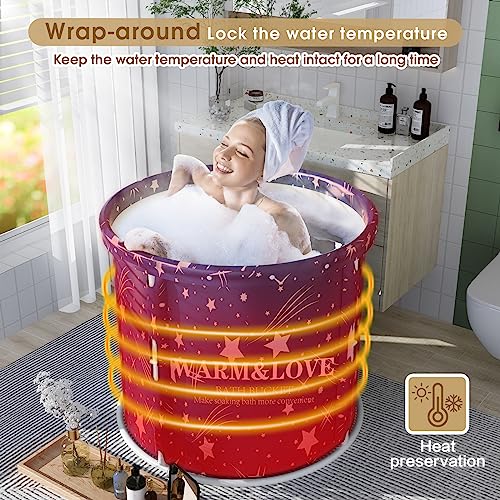 Vasca da bagno pieghevole portatile per adulti