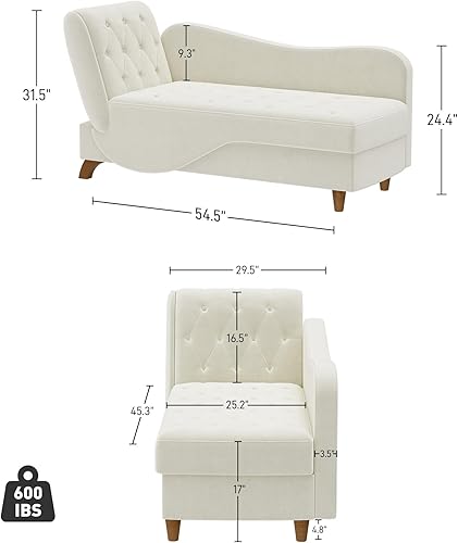 Miniatura 2 de Tumbona reclinable ajustable para interiores con almacenamiento, sofá cama, sillón con almohada, futón de terciopelo 3 en 1, sofá cama para sala de