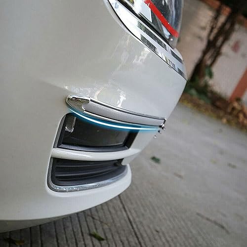 Miniatura 3 de TEAMWILL 4 piezas de accesorios de coche parachoques esquina protector protector cubierta anti-arañazos pegatinas barra parachoques tiras