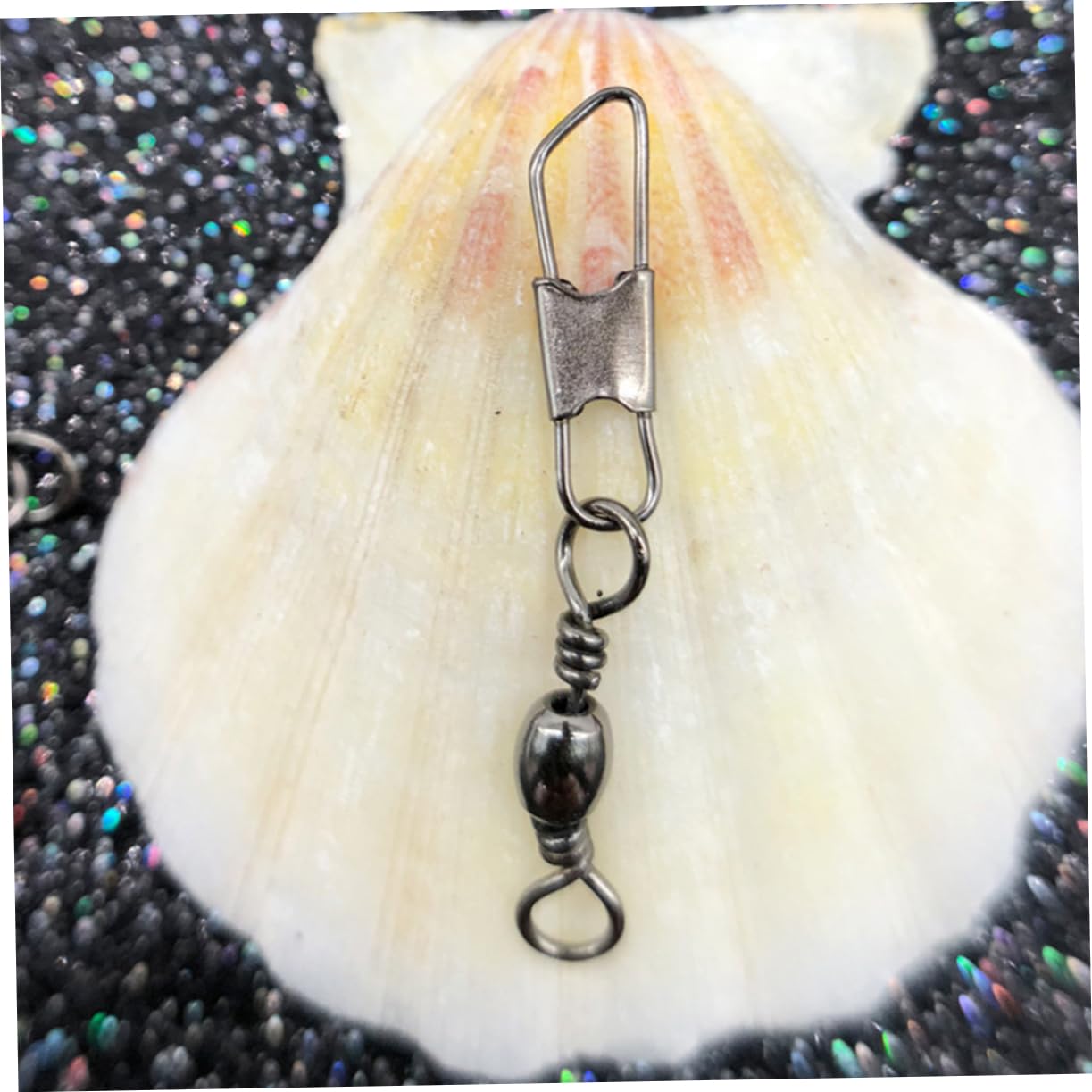 Hemobllo Anneau De Pêche À Huit Goupille Émerillons De Pêche Hameçons Pivotants Connecteurs De Pêche Hameçons pour Émerillons De Pêche Matériel De Pêche Émerillons À