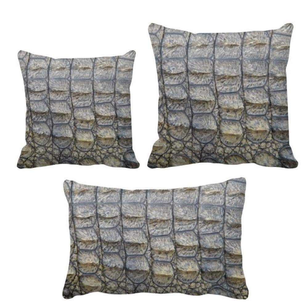 Housse de coussin crocodile DIYthinker pour décorer votre canapé et sublimer le salon
