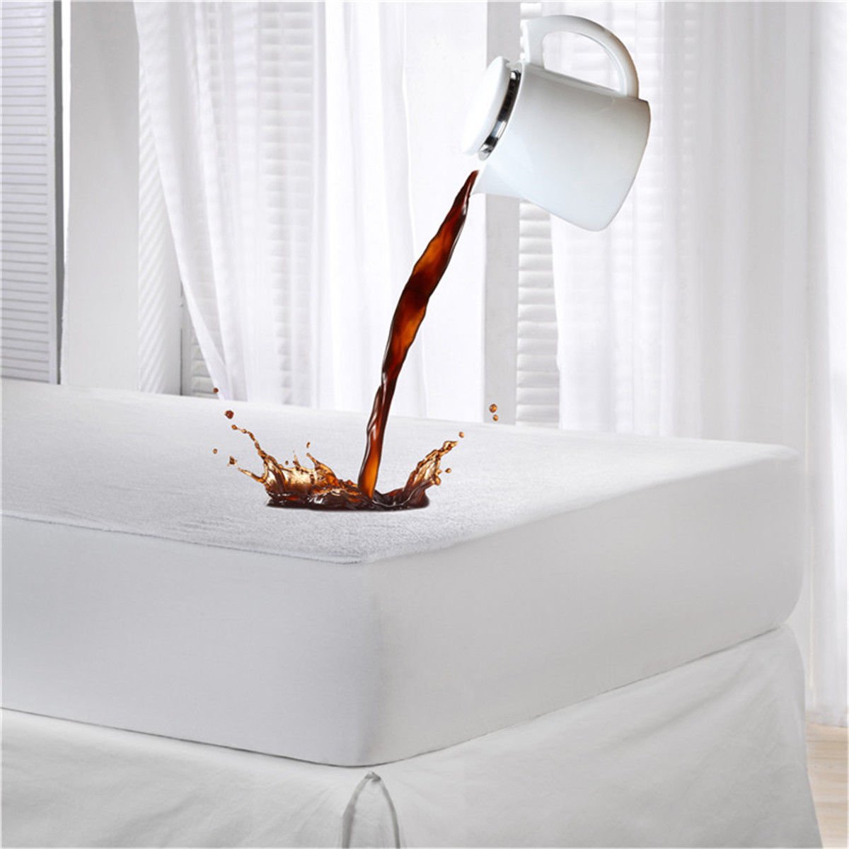 Artistic Fashionista Limited Luxury Non-Allergenic & Waterproof Terry Towelling Mattress & Pillow Protectors (Super King)