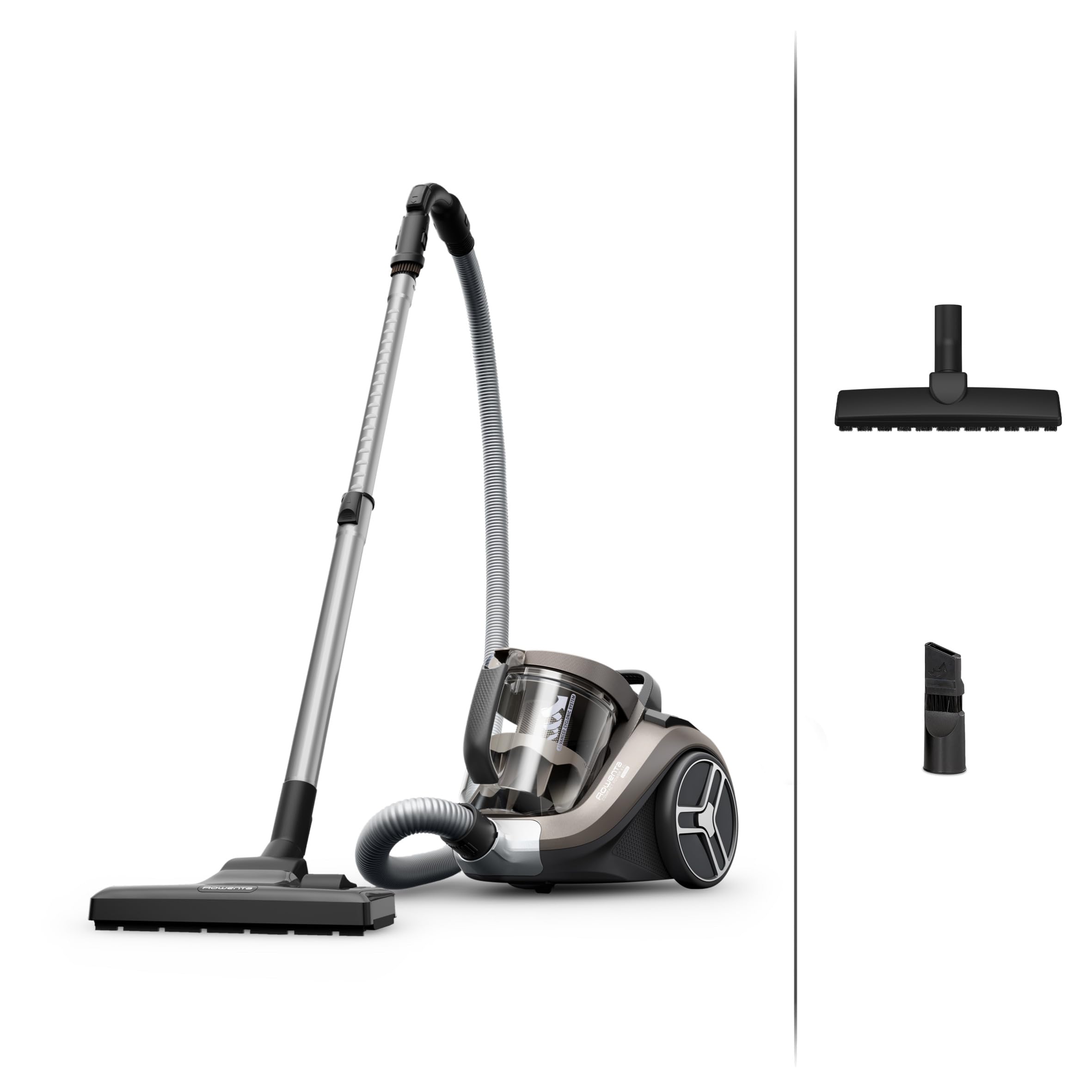 Rowenta Compact Power XXL RO4B30EA - Aspiradora sin Bolsa, Motor bajo Consumo 900 W, filtración ciclónica Avanzada 3 Niveles, depósito Extragrande 2,5 L, Compacto, Kit para parqué (Reacondicionado)