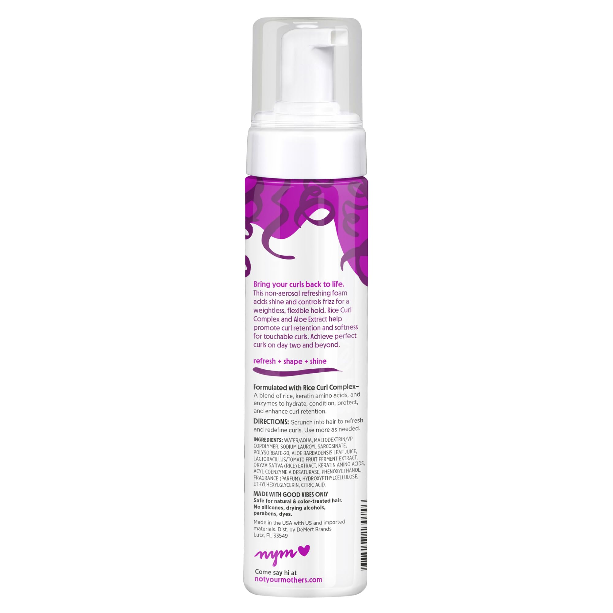 Not Your Mother’s Curl Talk Refreshing Curl Foam-8 oz 236 ml (Pack of 1), 236.59 ml (Pack of 1) - Image 2