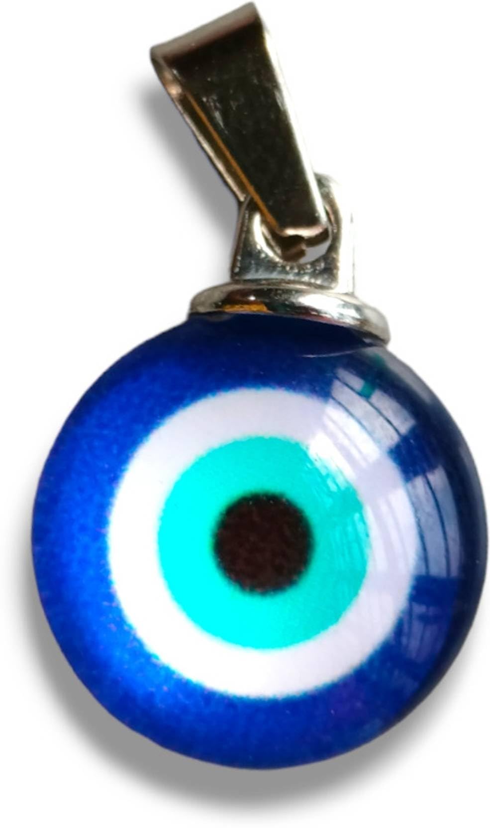 Turkish Blue Evil Eye Pendant for Men and Women Locket Pendant with black thread for Men, women, Boys and Girls, Najar Suraksha Yantra for all age group-image-23