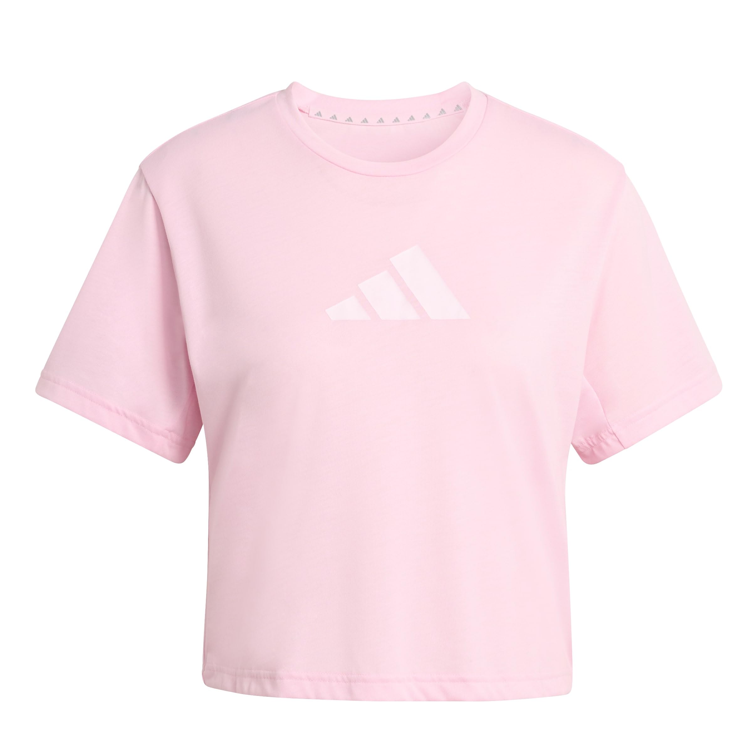 adidas Women's Workout Essentials Big Performance Logo Training T-Shirt, True Pink, XS