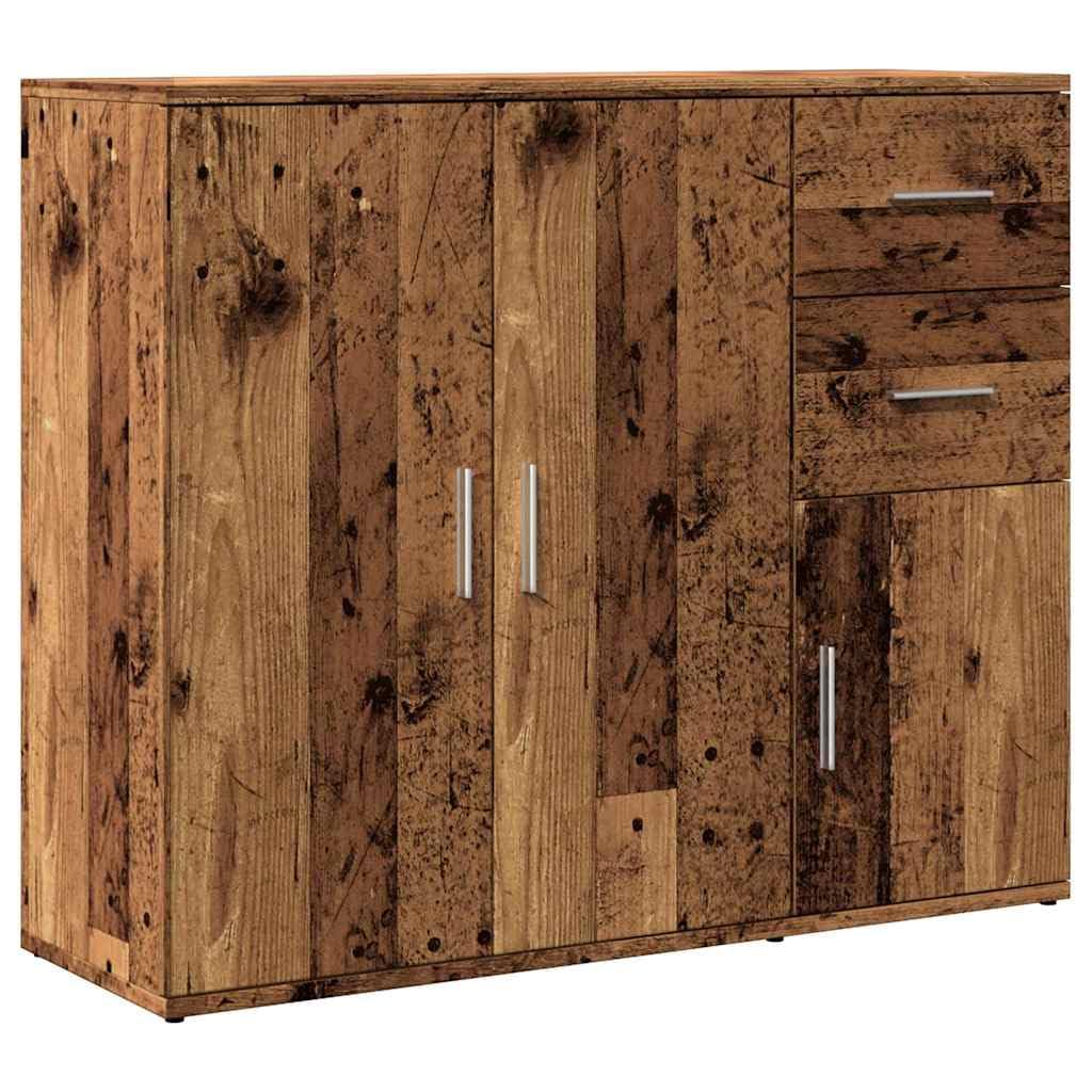 Vidaxl (Old Wood) Sideboard Home Storage Side Cabinet Cupboard Highboard Engineered Wood
