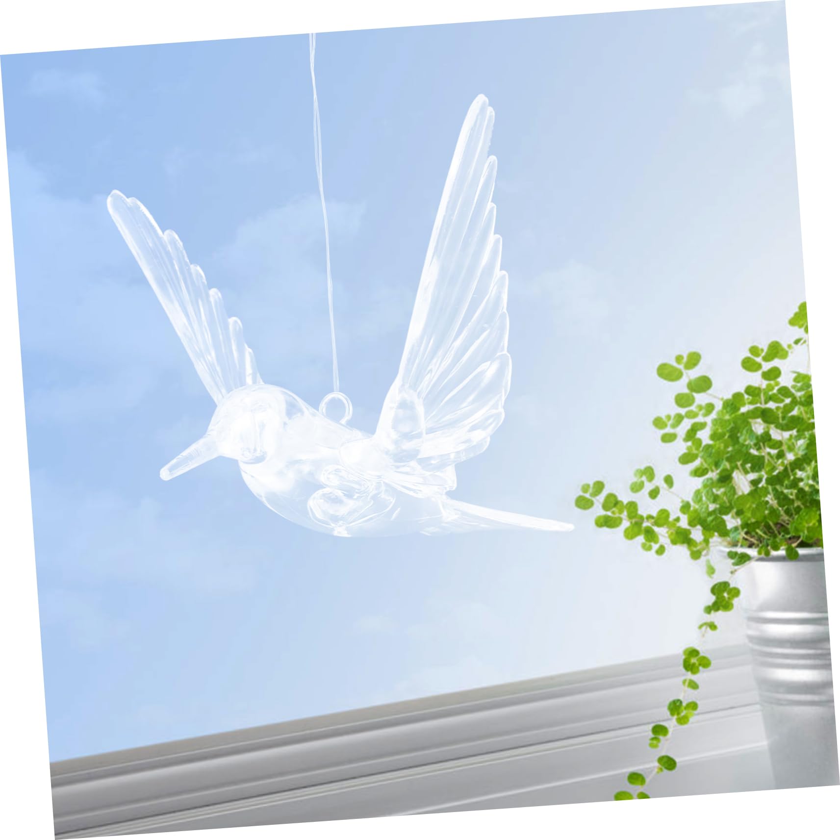Gatuida 3 Sätze DIY Transparenter Vogel Kristall Hochzeit Deckenhänger Ornamente Zum Basteln Dekorationen Ornamente Für Weihnachtsbaum Hochzeitsdeko 10 Stück * 3