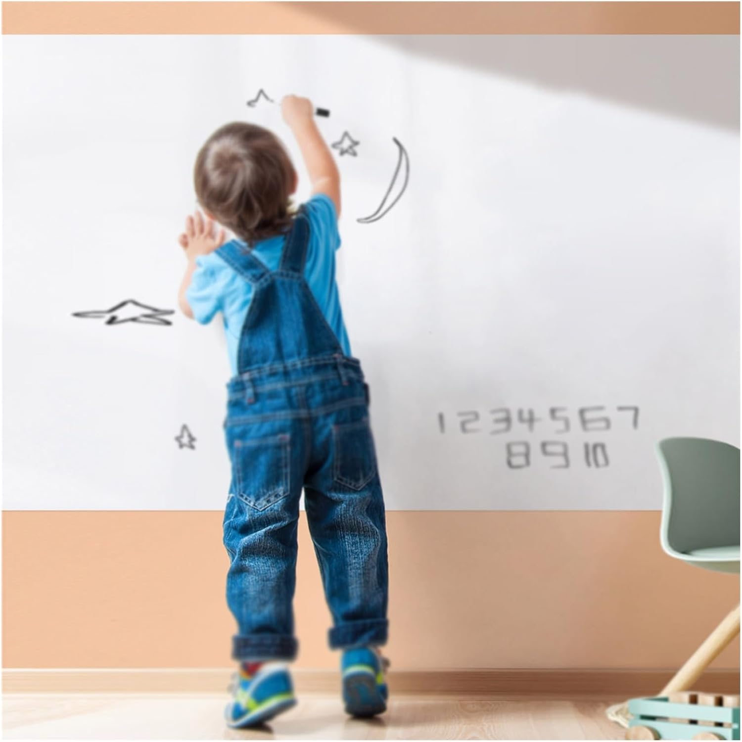 PFCDZDU Whiteboard Contact Paper, Stick and Peel