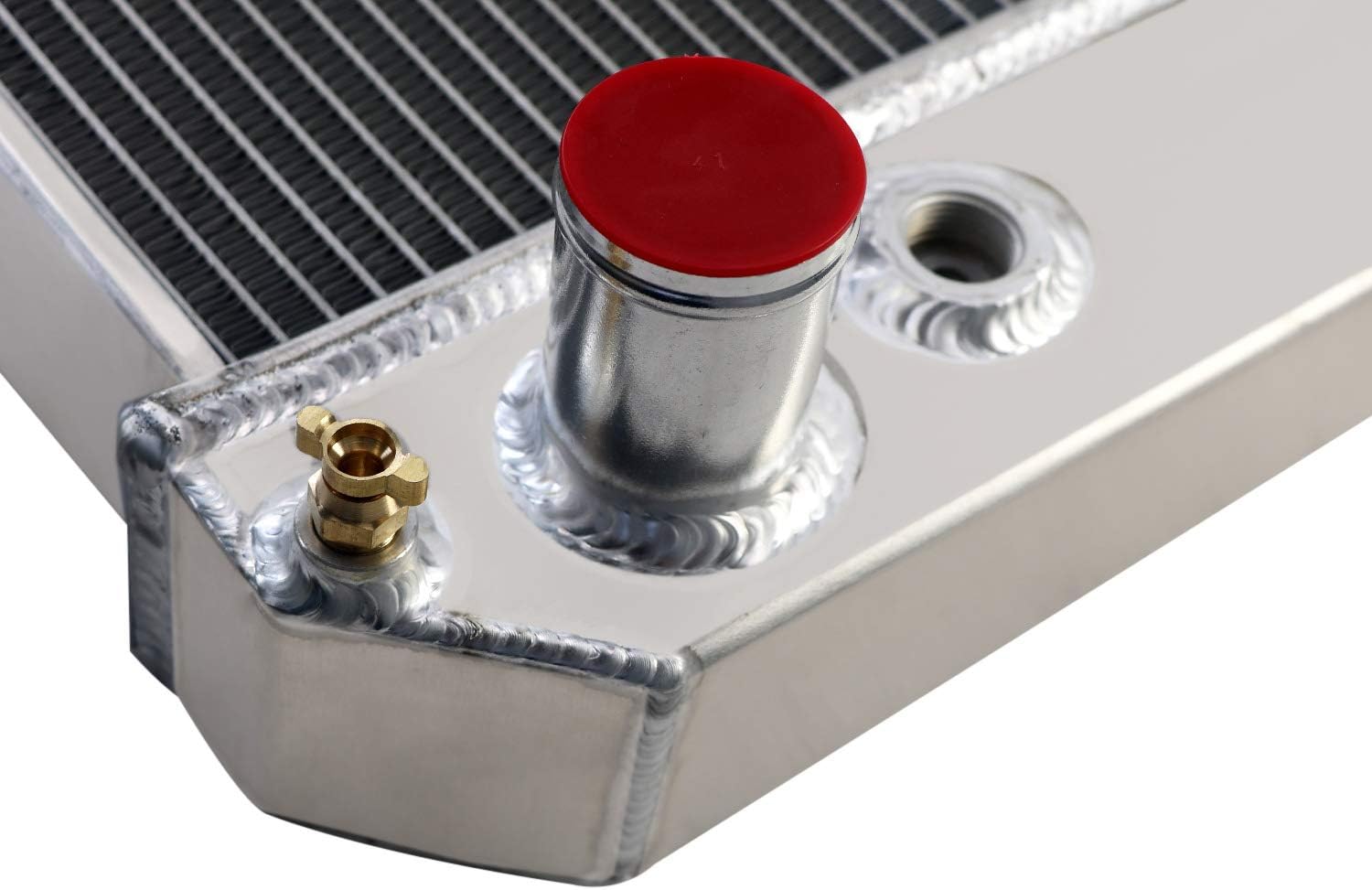CU13296 Aluminum Radiator for 2003-2009 Chevy C4500 Kodiak/C5500 Kodiak Radiador for GMC C4500 Topkick/C5500 Topkick 3 Row Radiators 2003 2004 2005 2006 2007 2008 2009 03 04 05 06 07 08 09