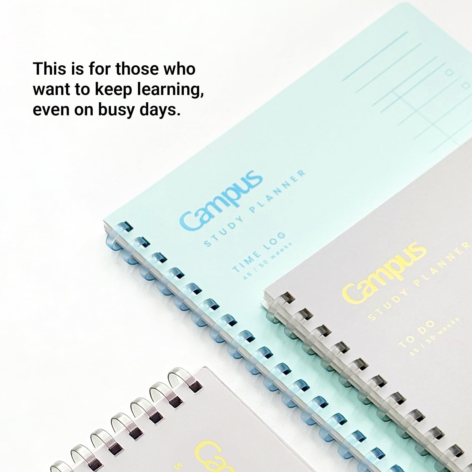 KOKUYO B5 Campus Study Planner, Weekly Daily Planning Soft Ring