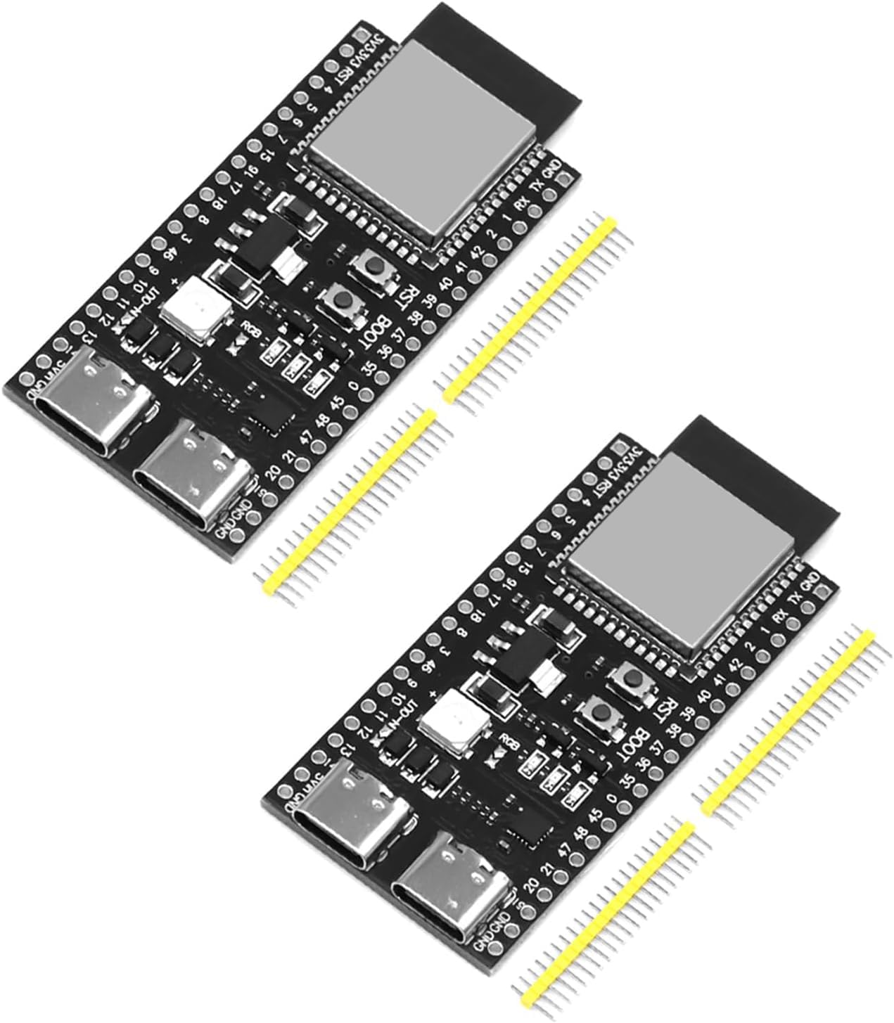 Binghe 2 Stück ESP S3 EntwicklungBoards ESP-S3-DevKitC-1 mit ESP-1-N16R8 Modul m