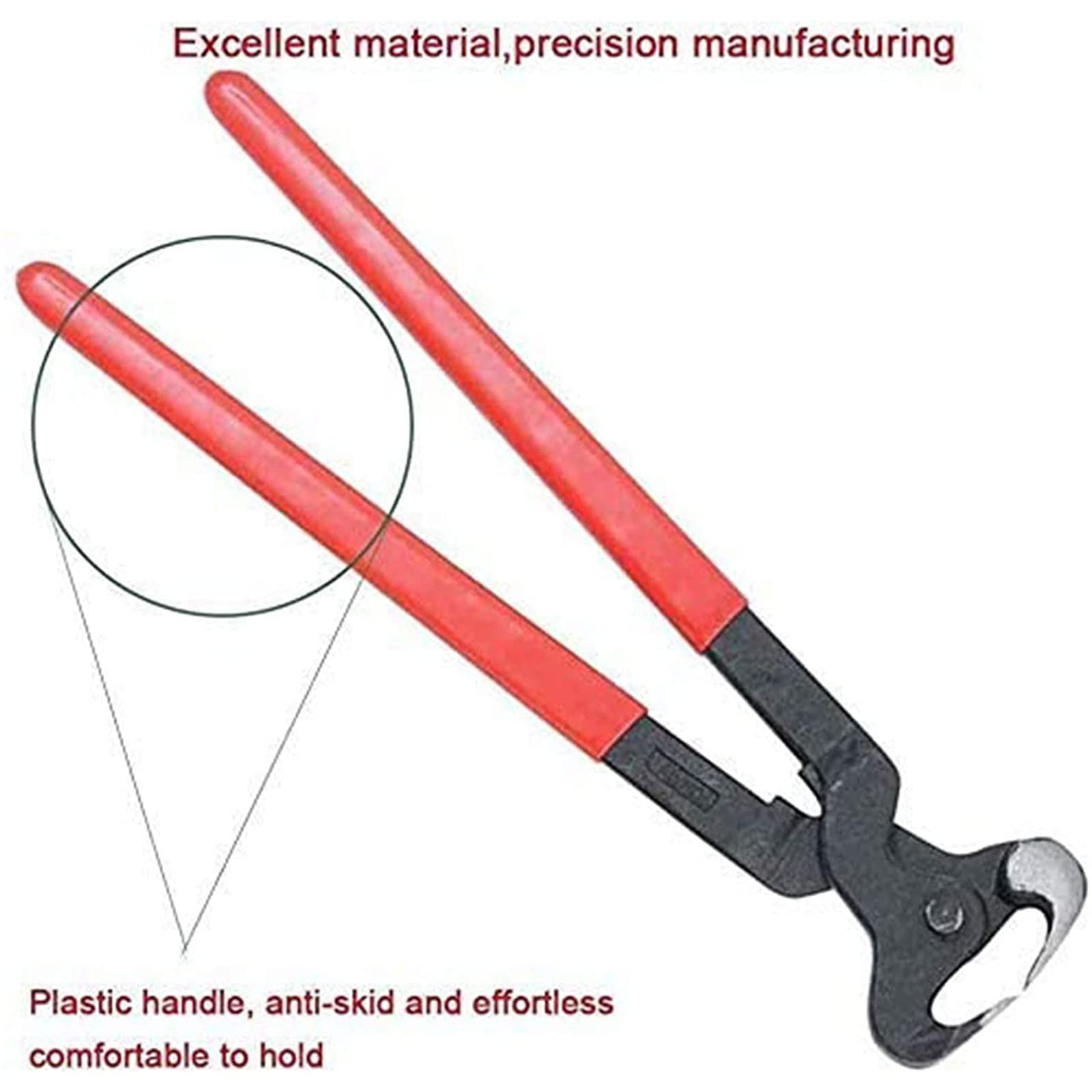 Kit De Herramientas para Recortar Cascos De Caballos, Tijeras De Metal De 14'' para Recortar Cascos De Caballos, Cortador De Cascos De Herradores Equinos con Herramienta,