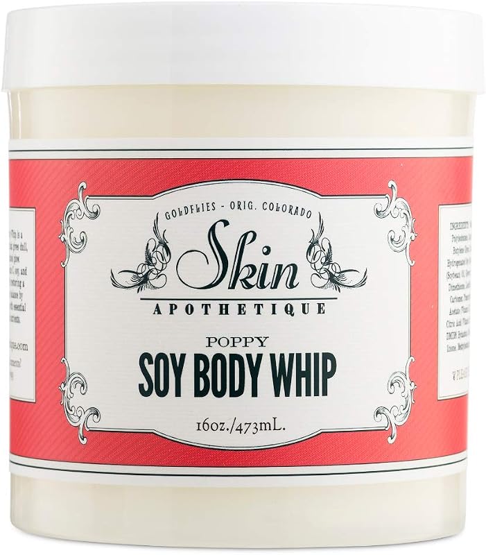 Creme corporal Soy Body Whip Skin Apothetique Poppy, 454 g