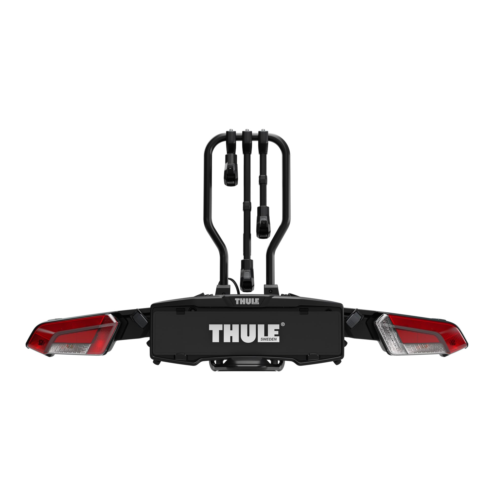 Thule Easyfold 3 portabicicletas con Plataforma para Enganche de Remolque, Color Negro, 3 (4) Bicicletas