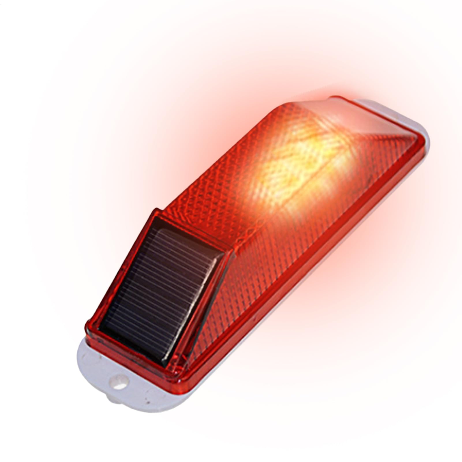 Gyrophare LED Sans Fil Rechargeable, Lumiere Stroboscopique Led, Lampe D'Avertissement Stroboscopique, Lumiere Clignotante D'Alerte Et De Securite Strobe Solaire, Accessoires D'Eclairage A Angle Regla