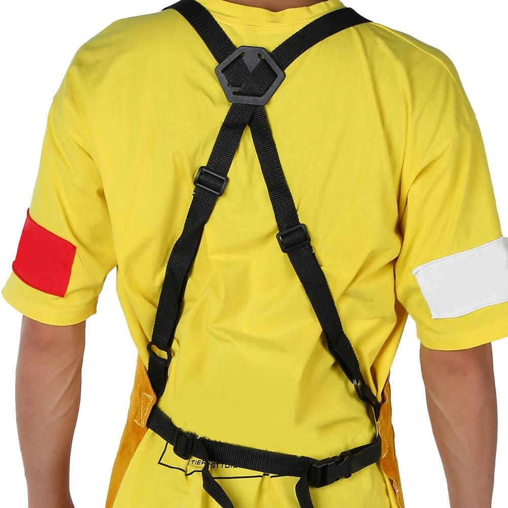 Welding Apron, Cowhide Blacksmith Apron, Cowhide Material for Metal Processing Welding