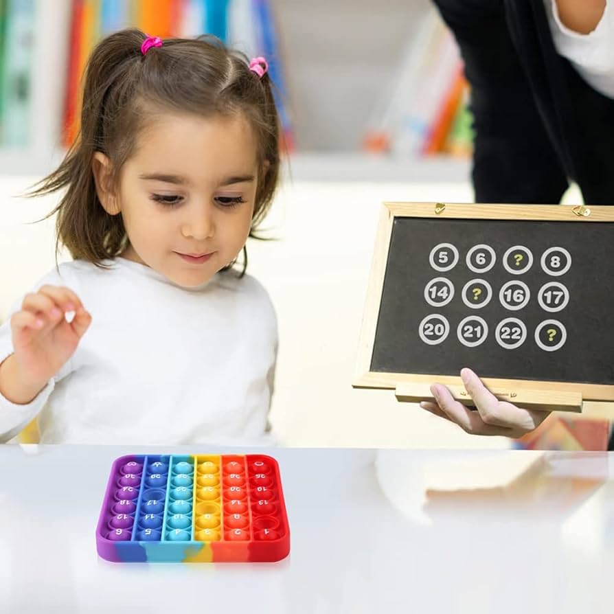 Amazon | スクイーズ玩具 (数字1～30)プッシュポップ 知育