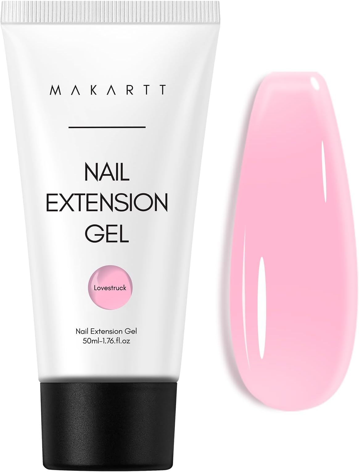Poly Nail Gel, Hema-Free Builder for Extension, Coral Pink, 50 ML Poly Strengthener Hard Gels for Trendy Design-Long-Lasting and Easy to Use Manicure