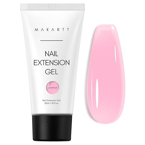 Vista 91 de Makartt - Gel de uñas de polietileno, 1.7 oz (50 ml), constructor, extensión, fortalecedor, gel de color duro, multifuncional, larga duración, fácil