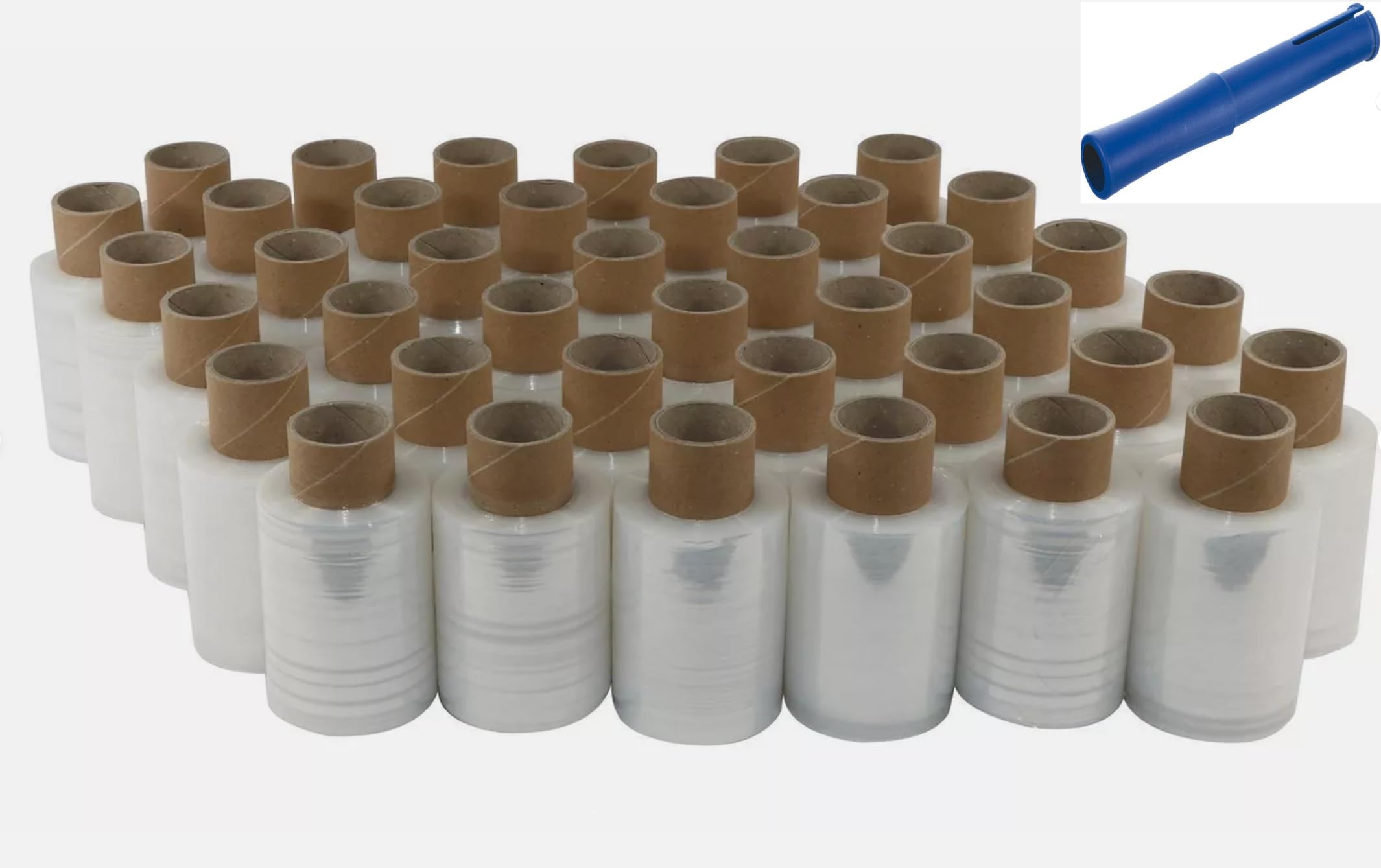 40 rollos de lámina elástica (tamaño pequeño, 100 mm, 23 µm, 150 m)