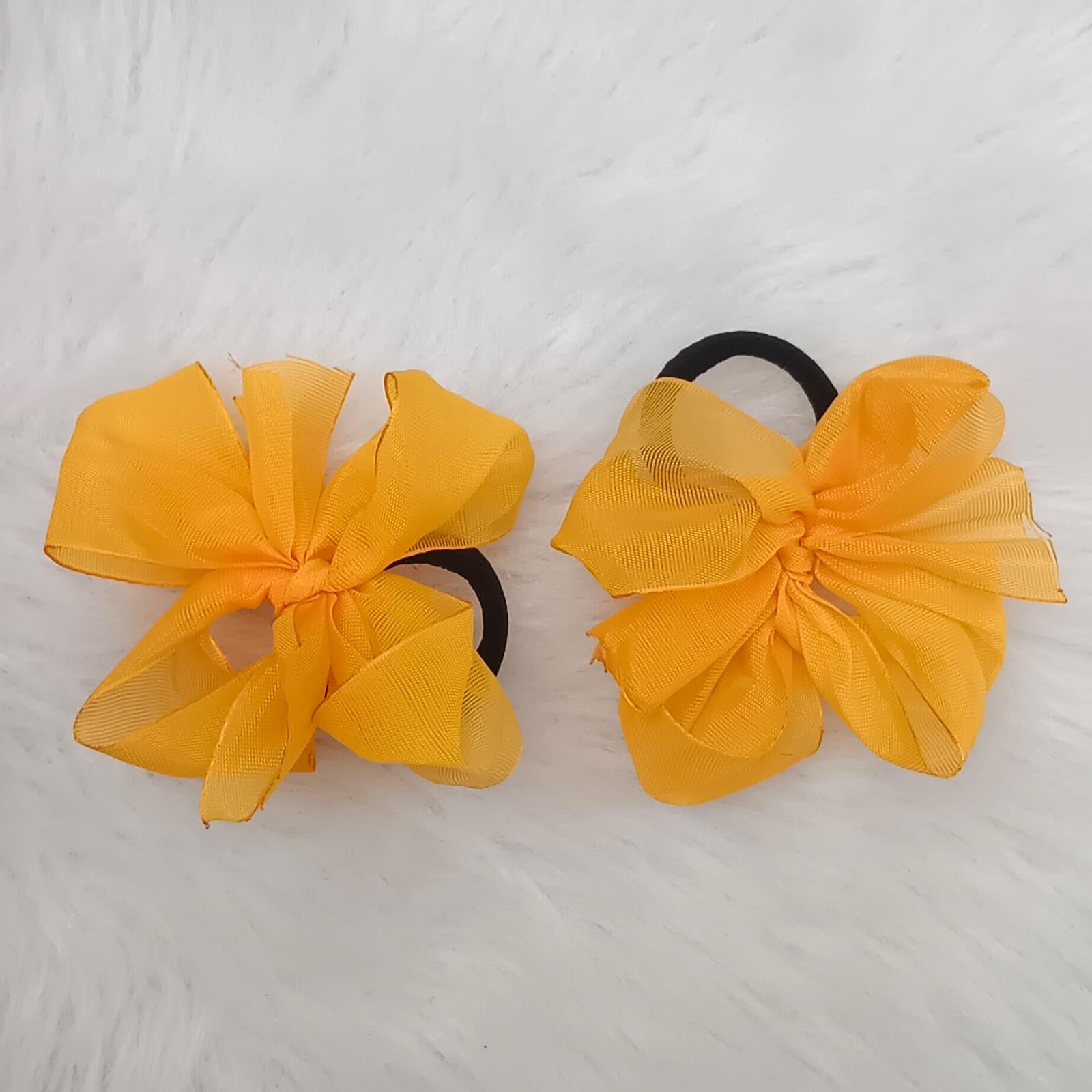 DIY Style Yellow School Ribbon Hair Bands Pack of 1-image-45
