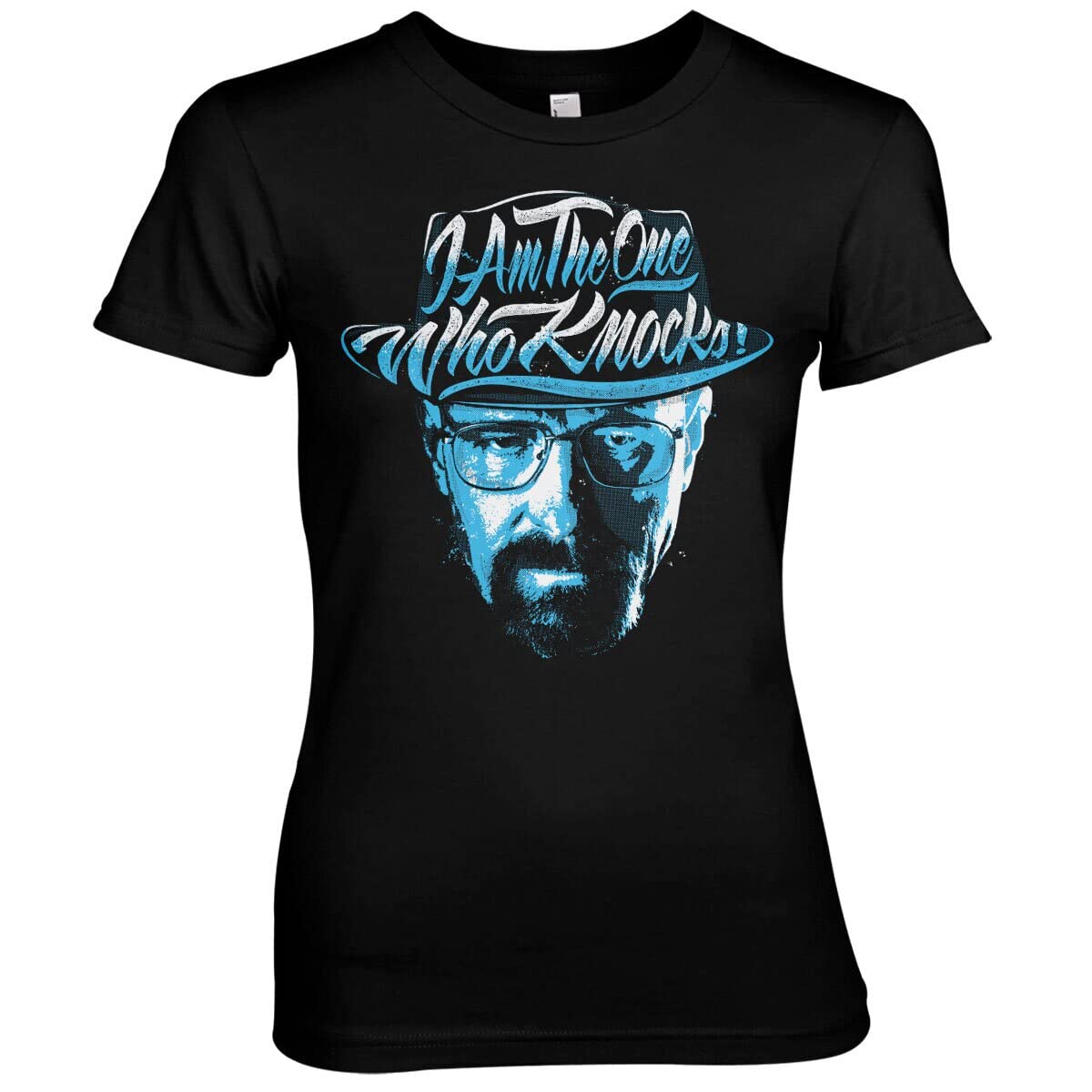 Breaking Bad Officially Licensed I Am The One Who Knocks T-Shirt (Black), Medium