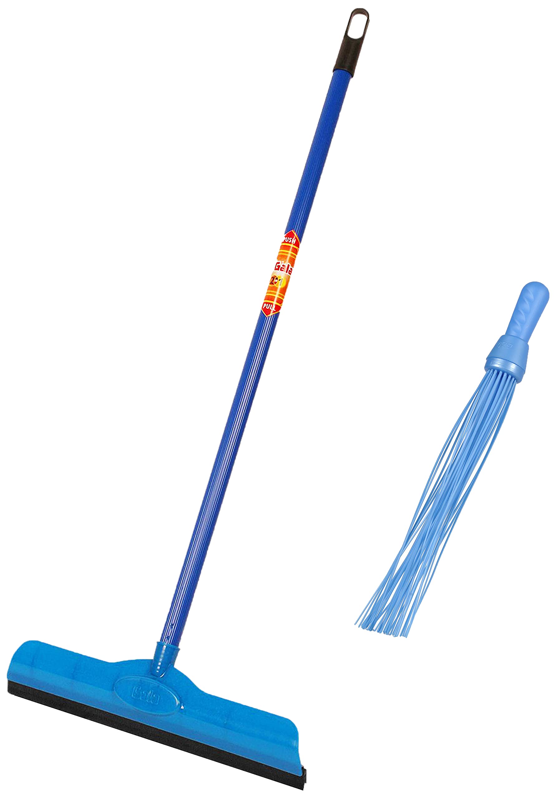 Gala Double Lip Wiper (Multicolour) andGala Plastic Floor Broom, Medium, 1 Piece (B082FK5WH9) Amazon Price History, Amazon Price Tracker