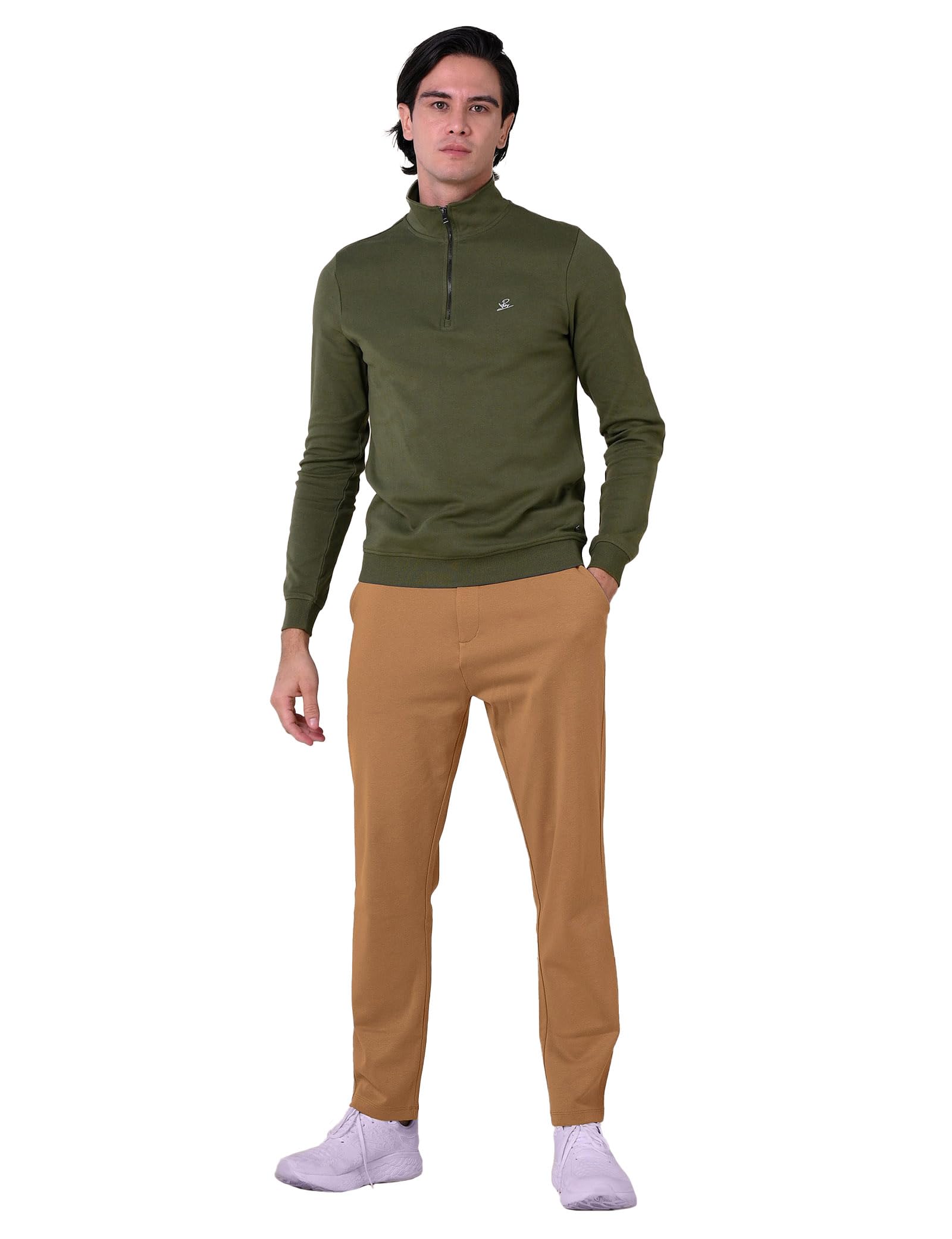 Enorsia Slim Fit Jersey Trouser With Drawcord - Yellow - Size S
