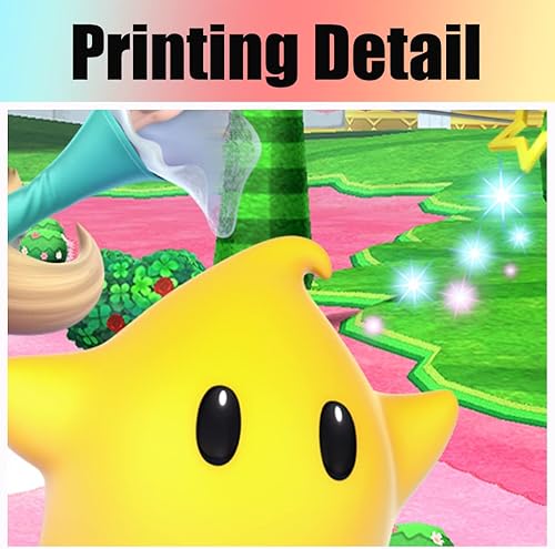 Miniatura 7 de Super Mario Princess Peach - Telón de fondo de cumpleaños para niñas diseño de castillo de melocotón margaritas y rosalina pancarta de videojuegos