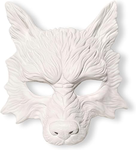 Máscara de lobo de animales, máscara de lobo para Halloween, cosplay, máscara de fiesta