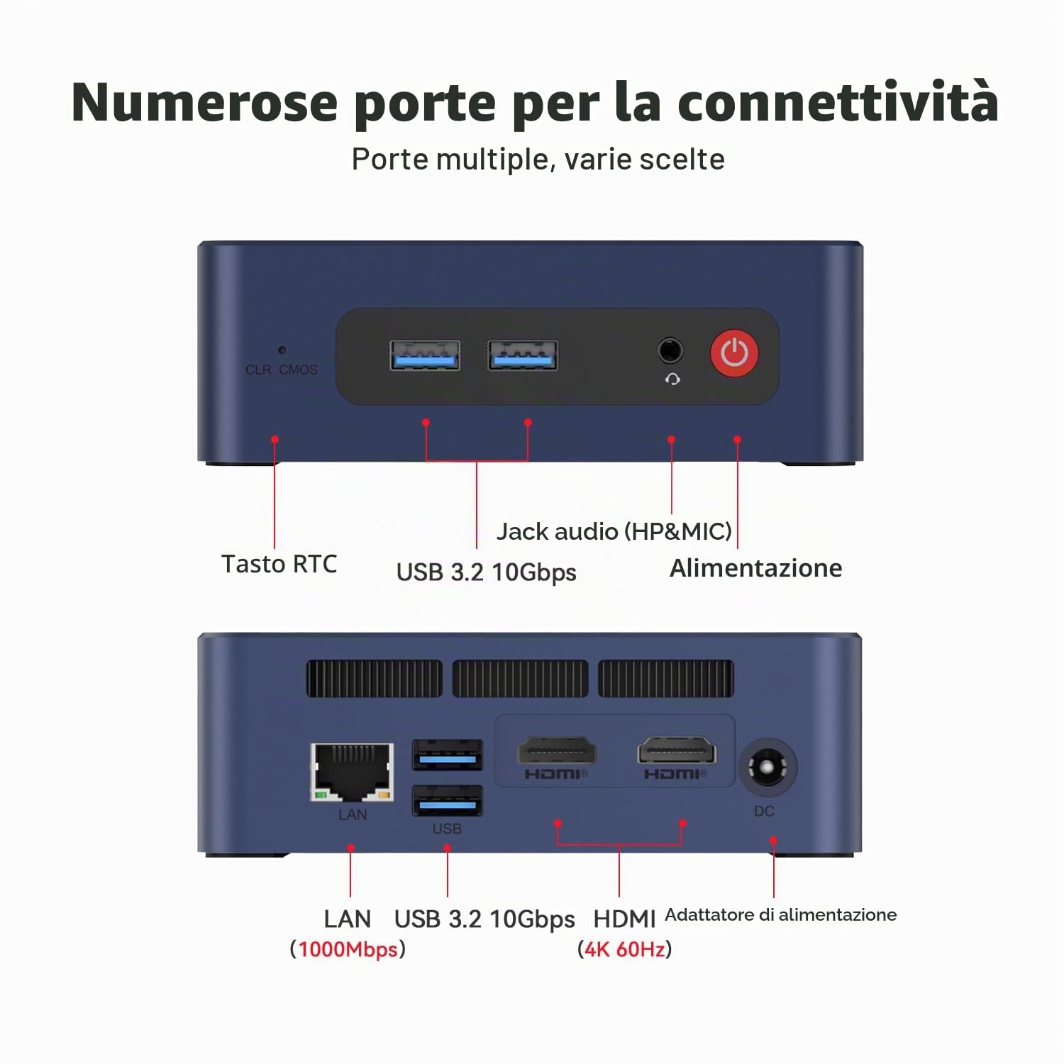 Beelink SER3 Mini PC Windows 11 Pro, AMD Ryzen 3 3200U 16GB DDR4 RAM 500GB NVMe SSD, Dual HDMI, USB3.0, WiFi 5, BT5.0, 1000M LAN