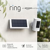 Ring videocamera esterna a energia solare (Stick Up Cam)