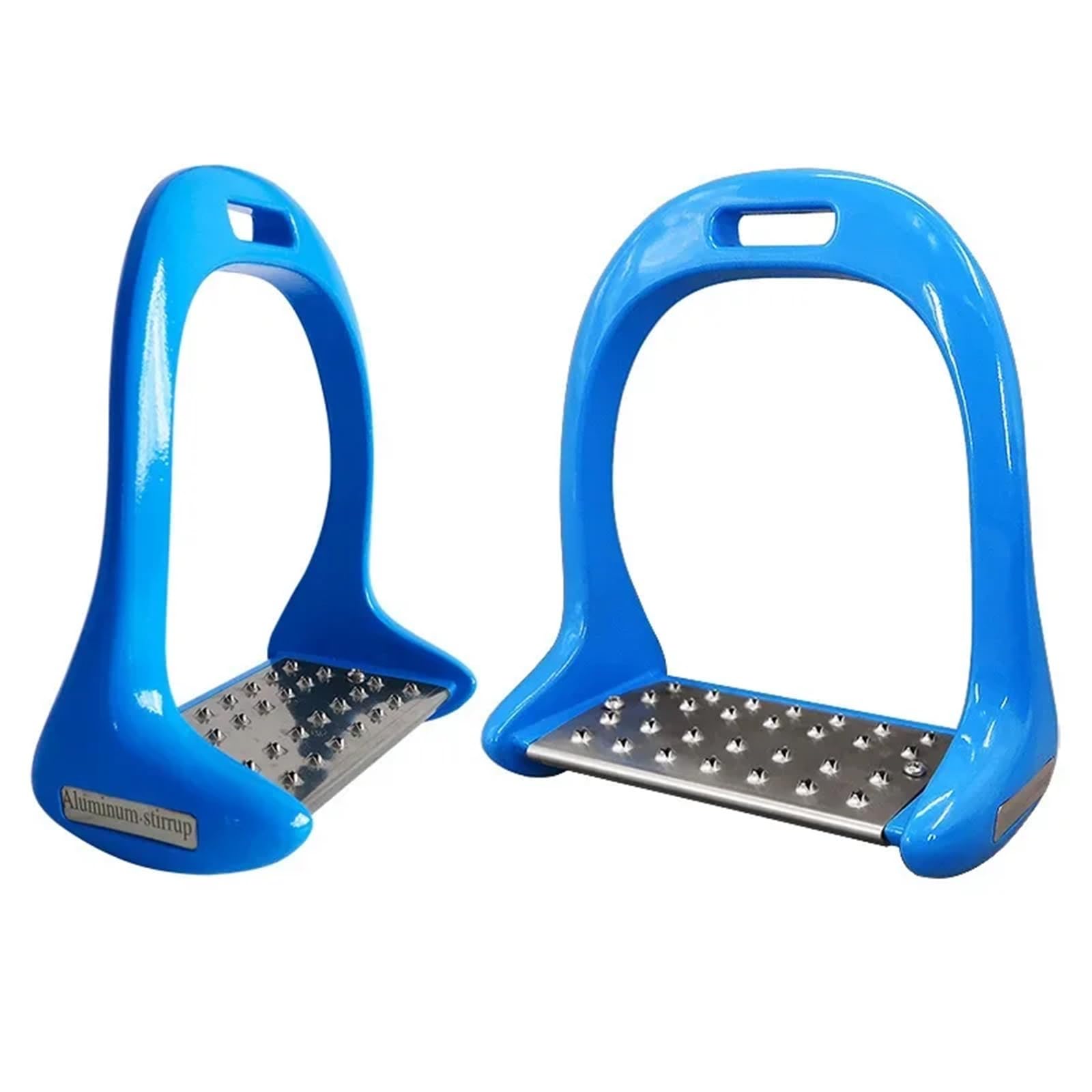 Estribos de aleación aluminio | Multicolor for montar a caballo(Blue)
