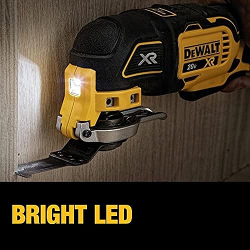 Miniatura 5 de DEWALT Multiherramienta oscilante Max XR de 20 V, velocidad variable (DCS356B) y kit combinado de taladro inalámbrico DEWALT 20V Max, 2 herramientas