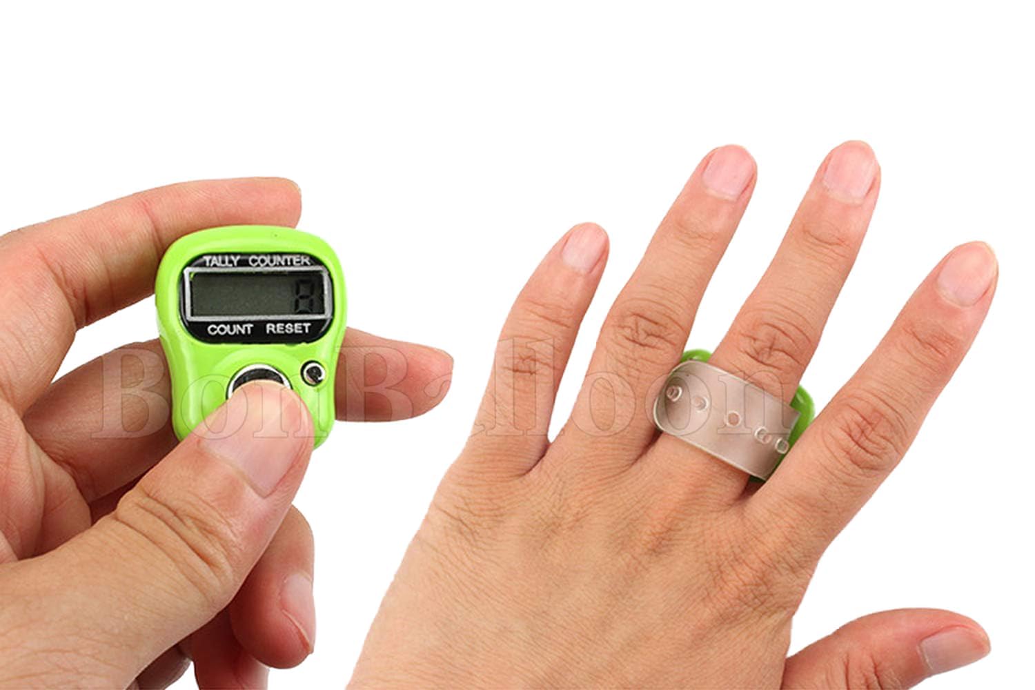Finger Counter – Portable Digital Hand Jaap Counter, Chanting & Mantra Jap Counting Machine, Mini Mala Electronic Tally Counter Ring - Pack of 2-image-22