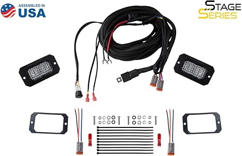 Miniatura 9 de Diode Dynamics Kit de luces inversas de montaje empotrado serie Stage SSC2 Sport