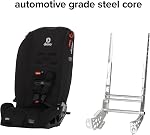 Siège d'auto convertible Diono Radian 3R, 3-en-1, orienté vers l'arrière et vers l'avant, 10 ans 1 siège d'auto, design mince pour 3 places, Noir Jais