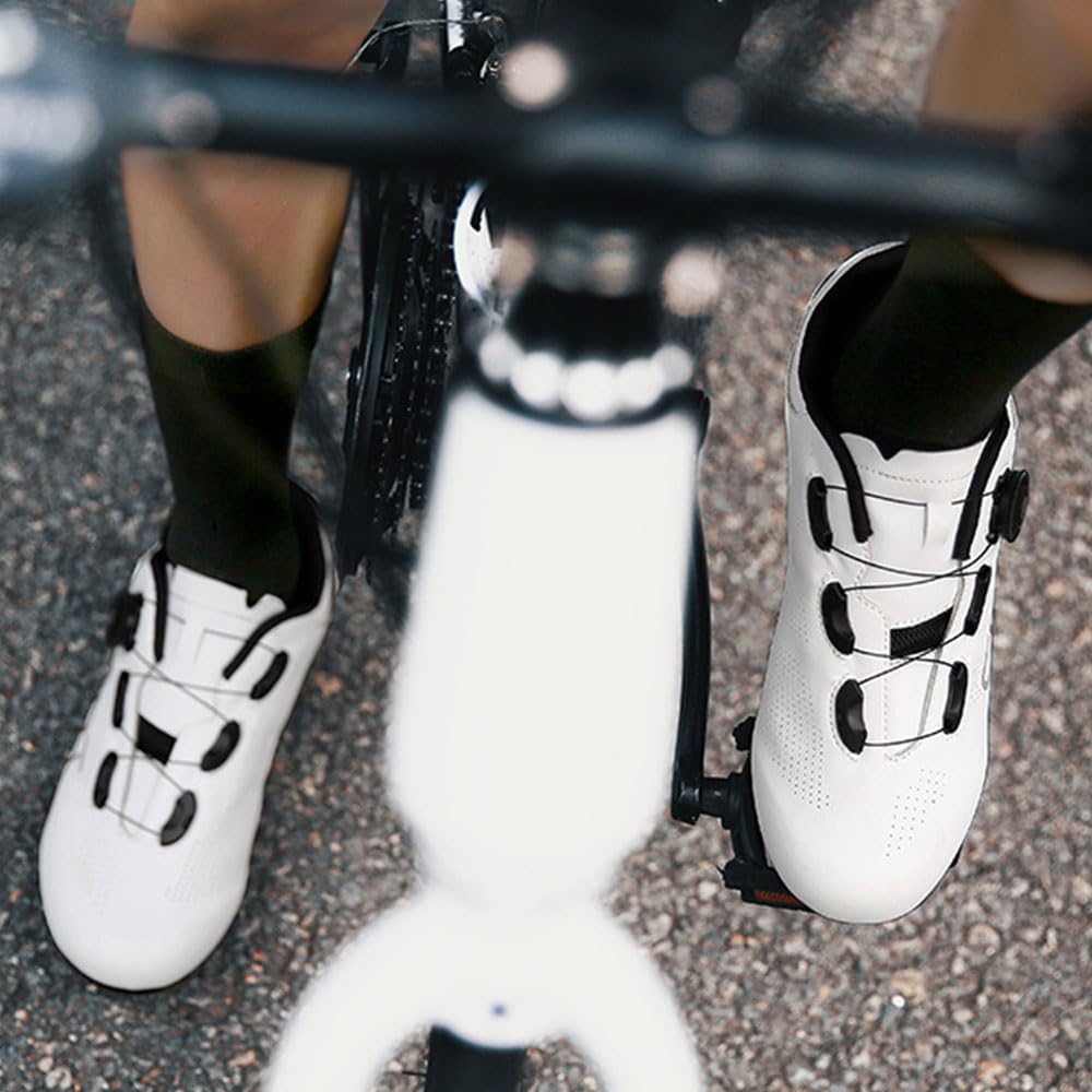 Scarpe Ciclismo Strada Uomo Senza Attacchi, Scarpe MTB Uomo Donna, Unisex Equitazione MTB da Ciclismo da Bici, Suela de Goma, 36EU-47EU