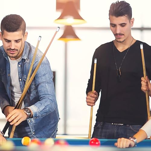 Miniatura 6 de Pengxiaomei 40 puntas de taco de billar, 2 tamaños, puntas de taco de billar, kit de repuesto para puntas de taco de billar (0.472 in/0.512 in, cada