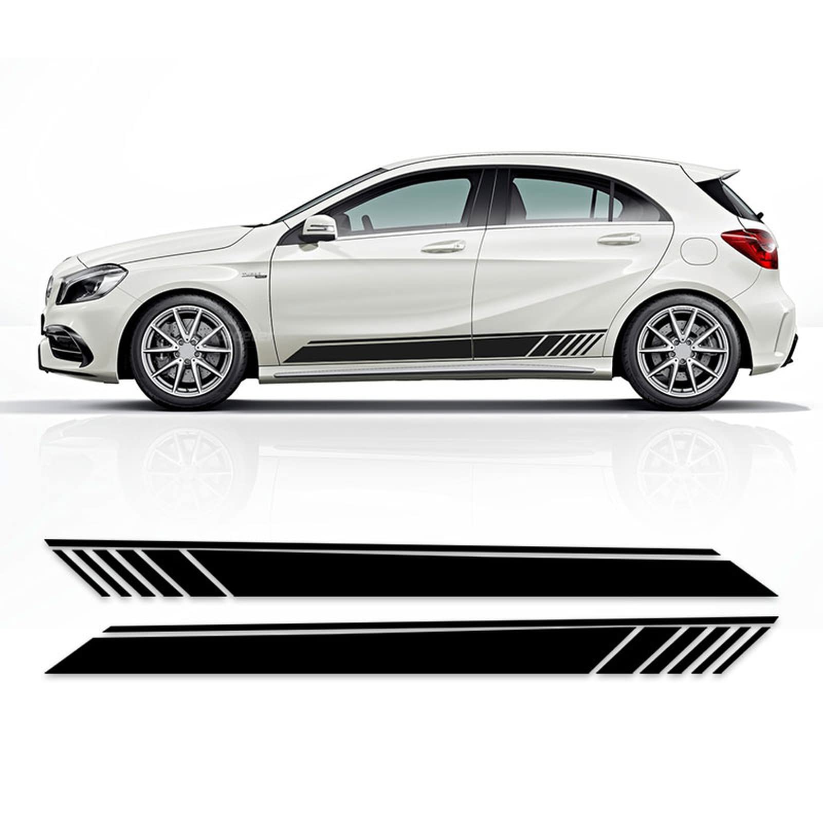 Buy Car Side Skirt Stickers stripe decal Decals, For Ford F150 Raptor